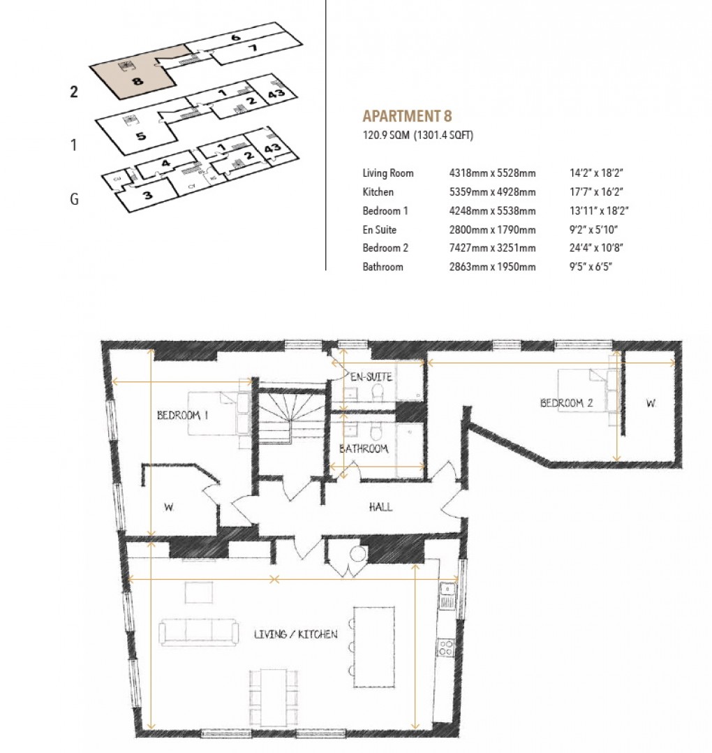 Floorplan for Caroline Street, Birmingham