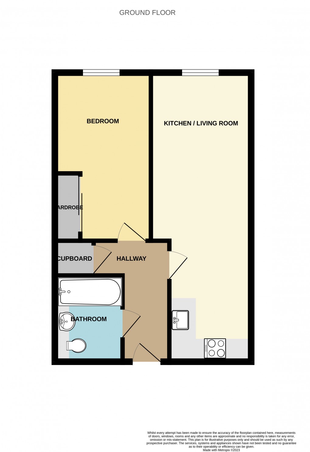 Floorplan for Ryland Street, Birmingham