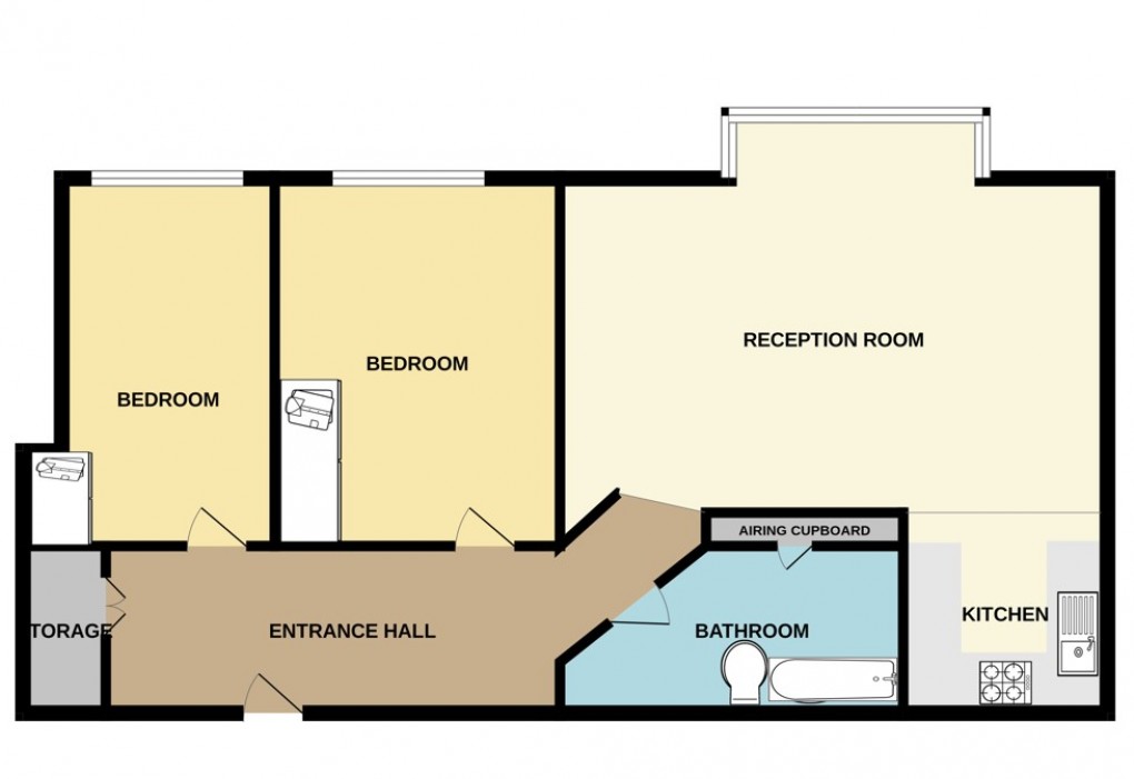 Floorplan for Sheepcote Street, Birmingham