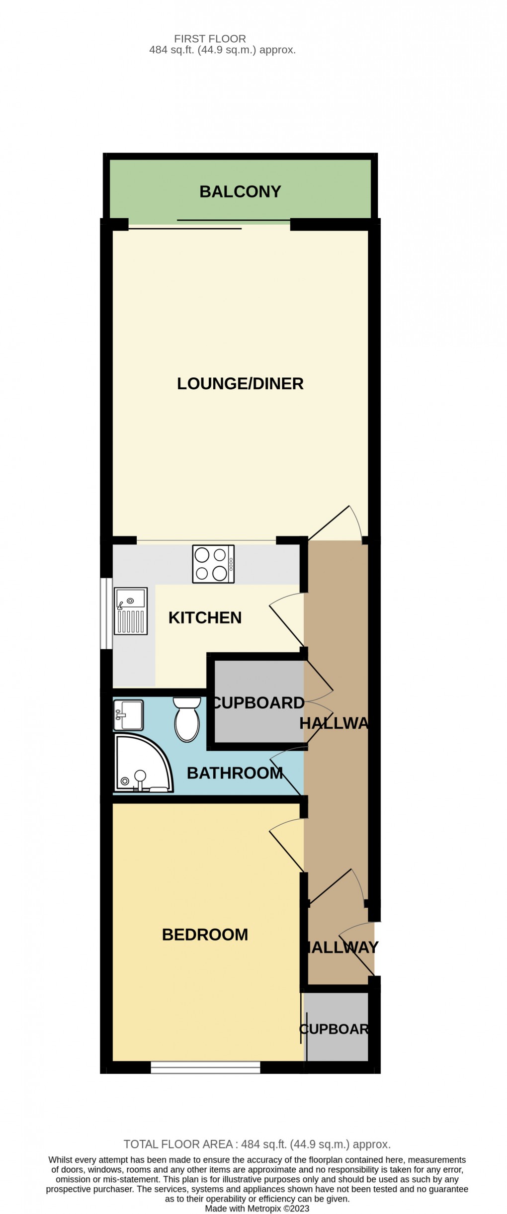 Floorplan for Hagley Road, Birmingham