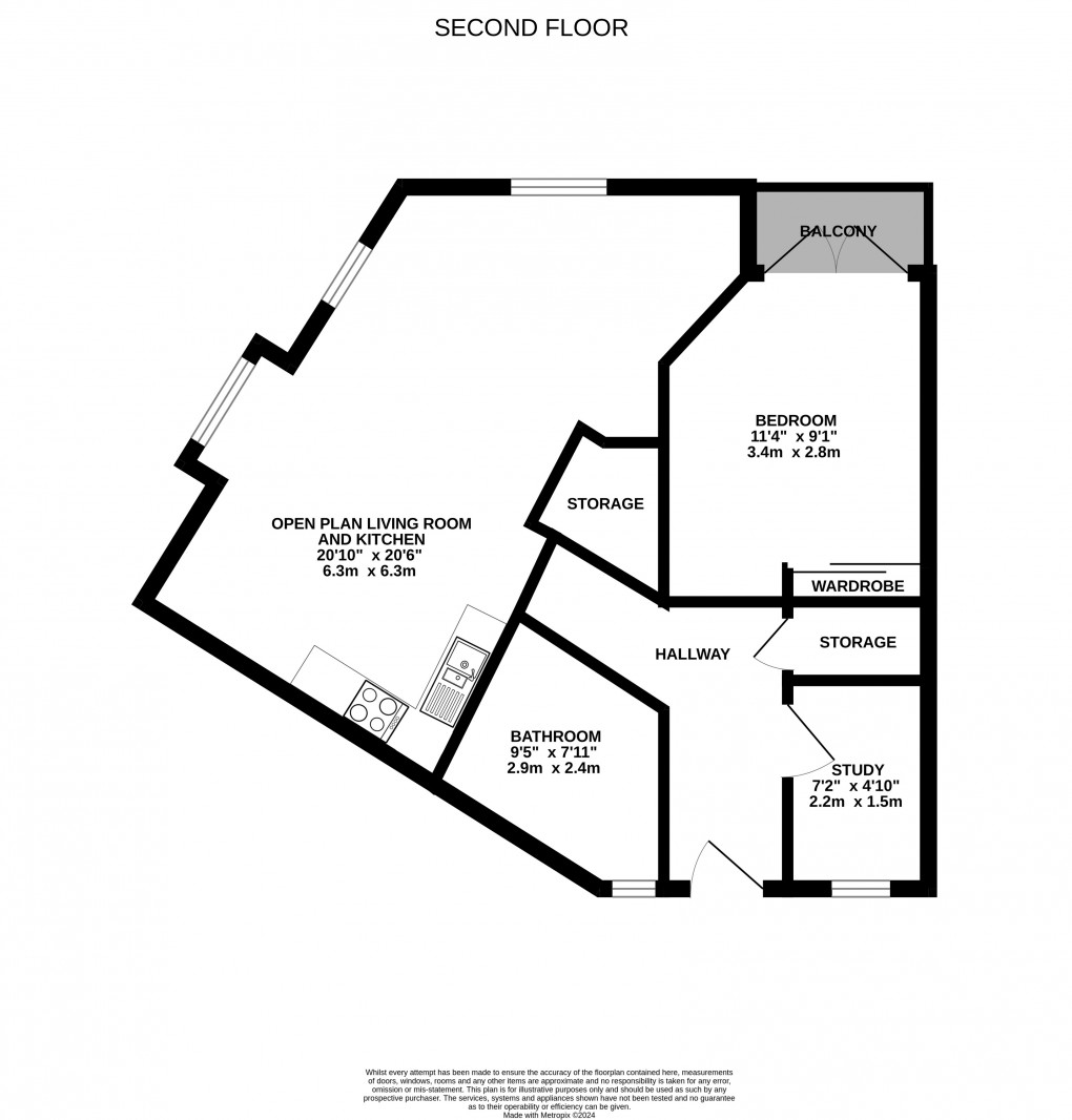 Floorplan for Townsend Way, Birmingham