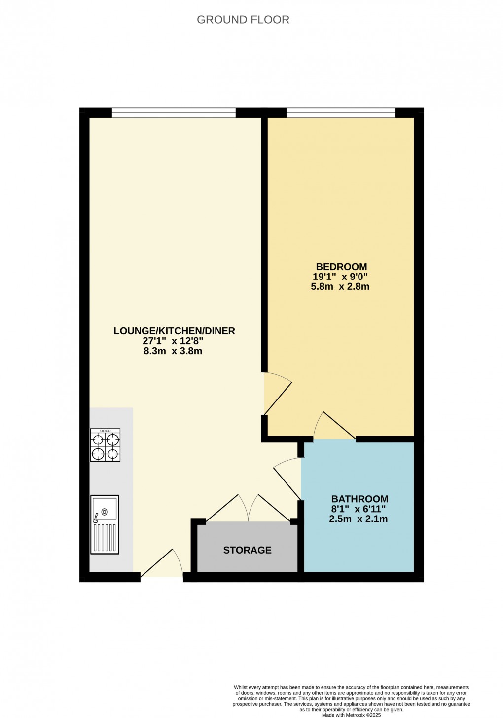 Floorplan for Summerhill Road, Birmingham