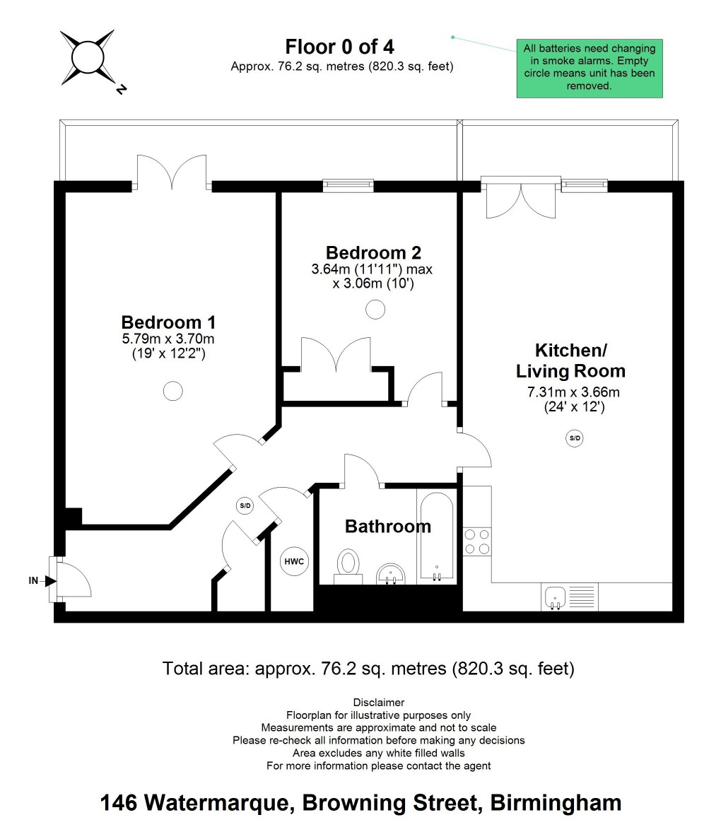 Floorplan for Birmingham