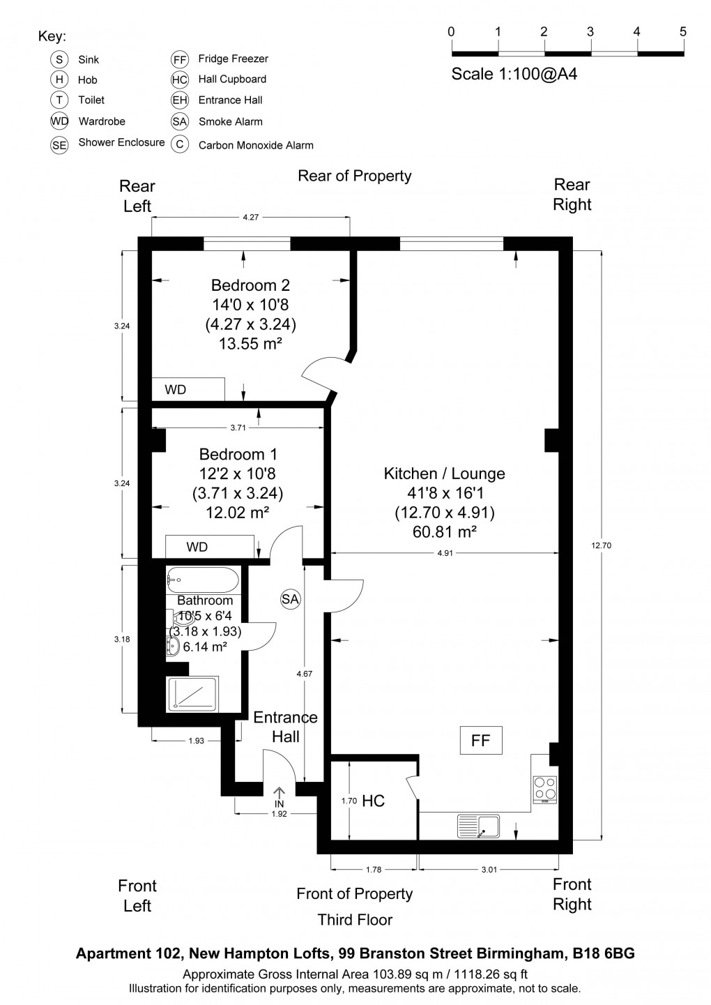 Floorplan for Birmingham