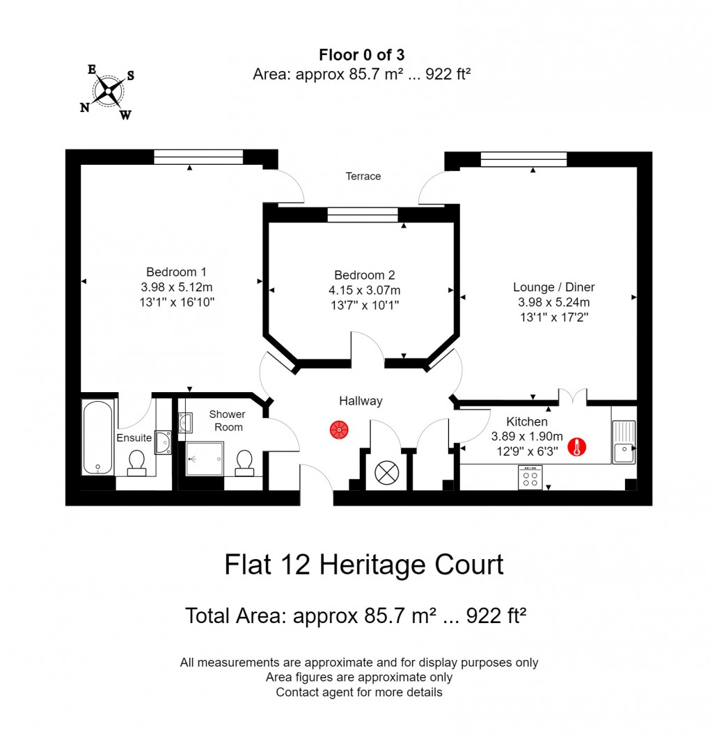 Floorplan for Warstone Lane, Birmingham
