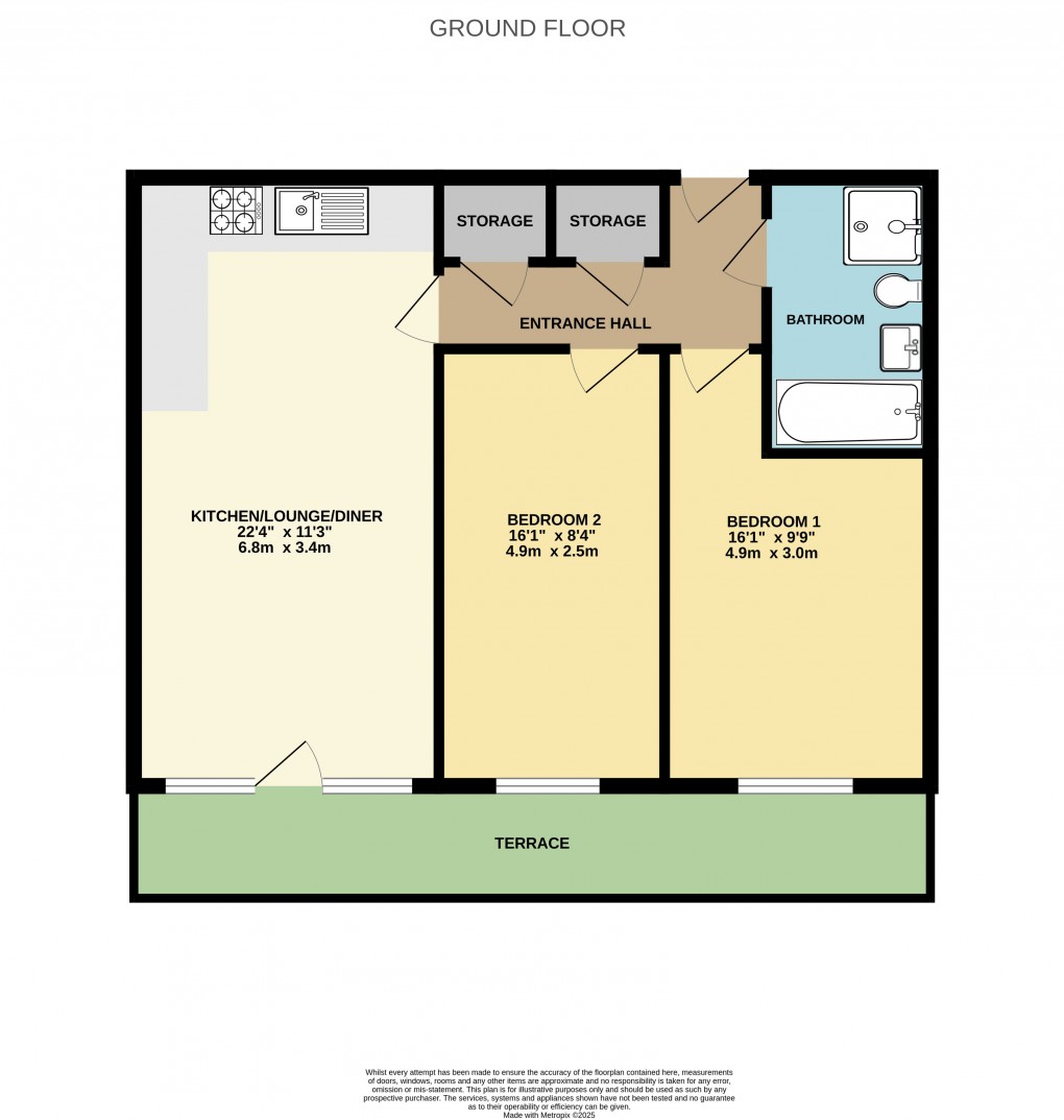 Floorplan for Warstone Lane, Birmingham