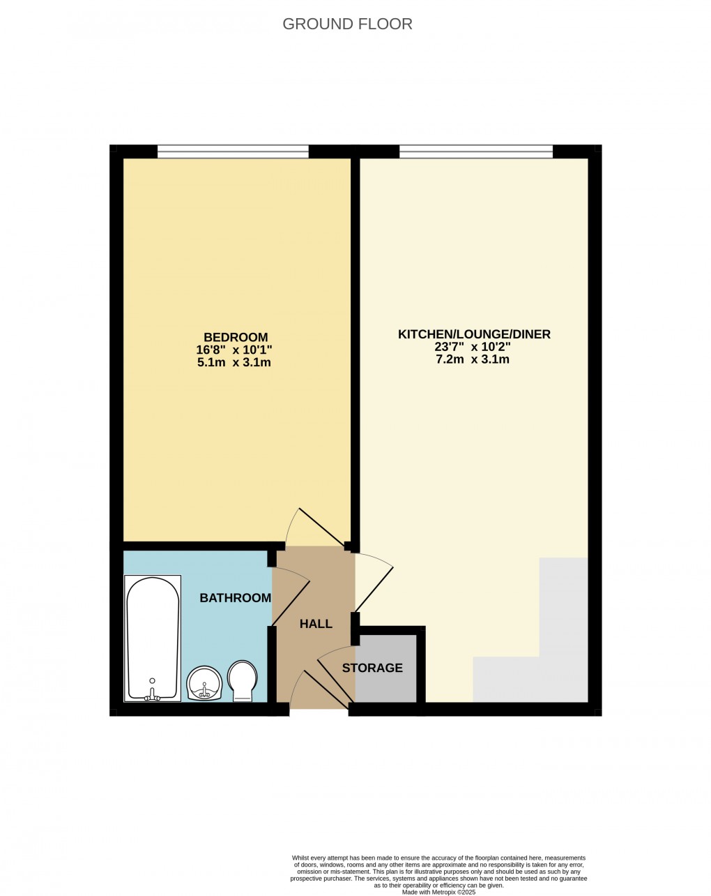 Floorplan for George Street, Birmingham