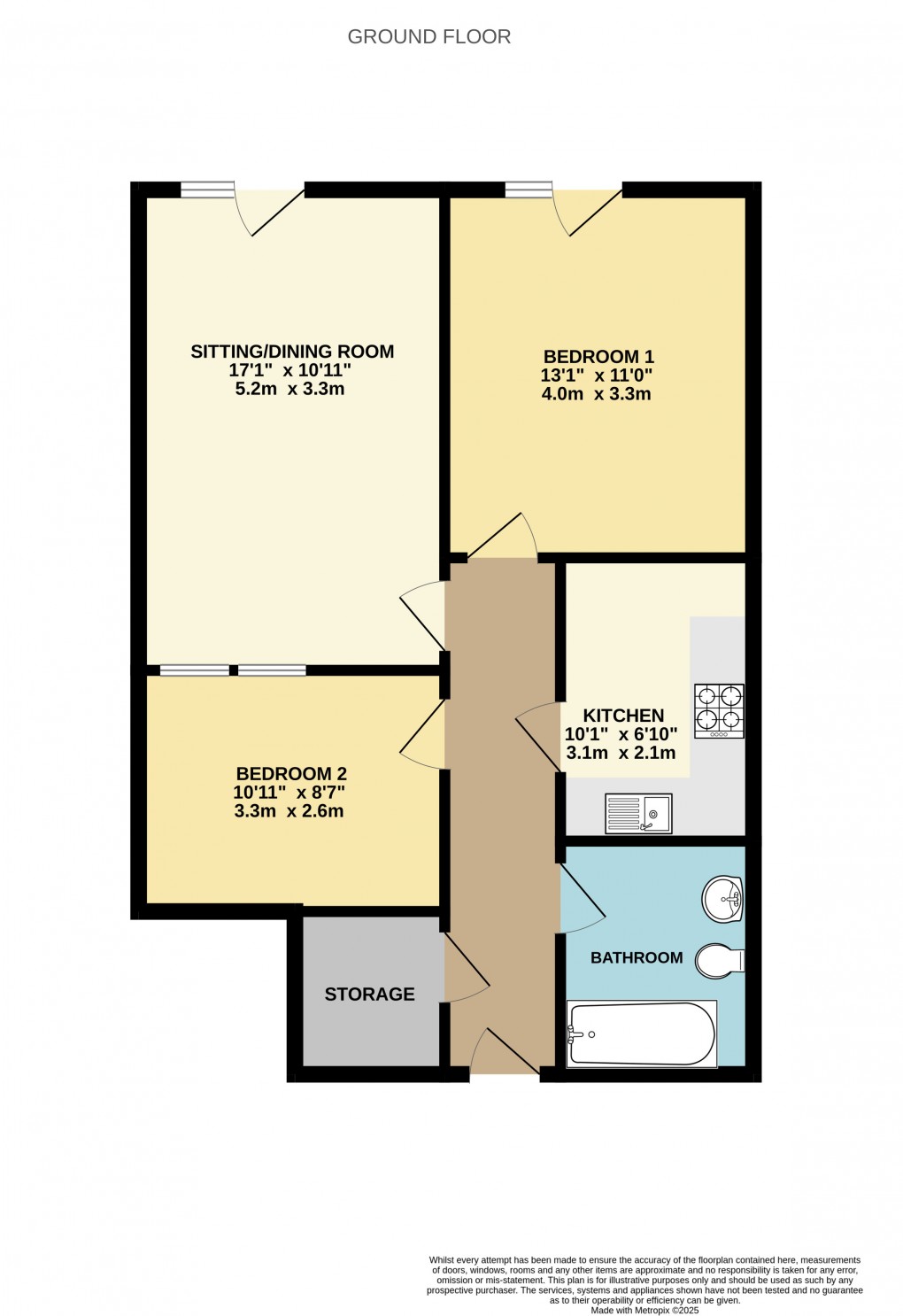 Floorplan for St Johns Walk, Birmingham
