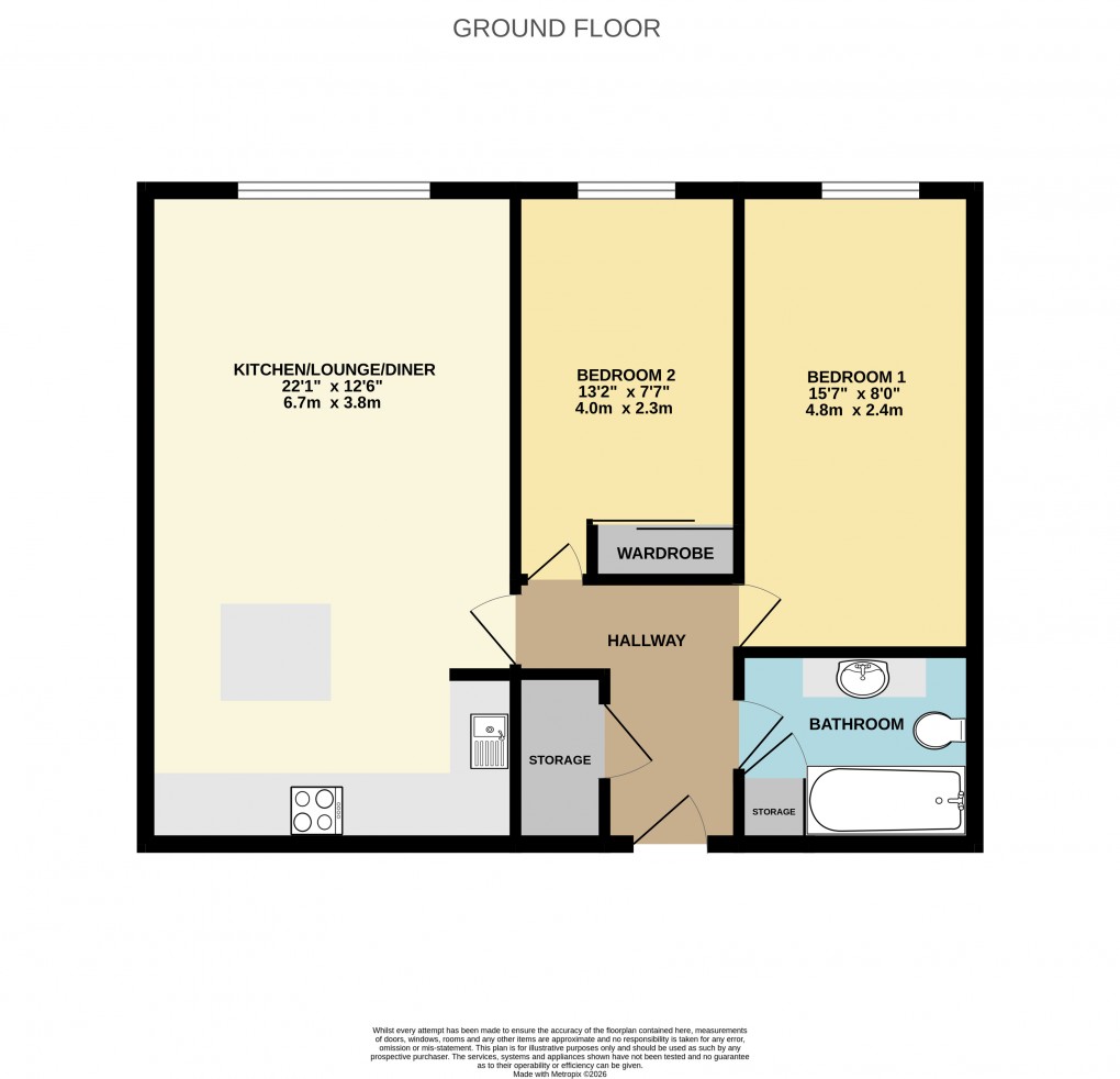 Floorplan for Tenby Street North, Birmingham