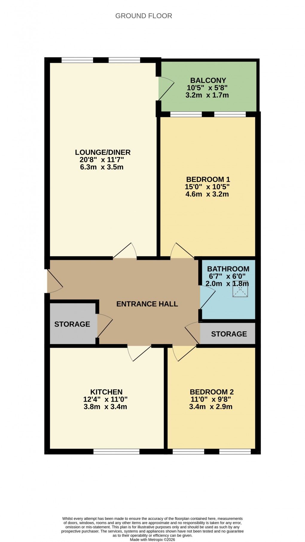Floorplan for Edgebston, Birmingham
